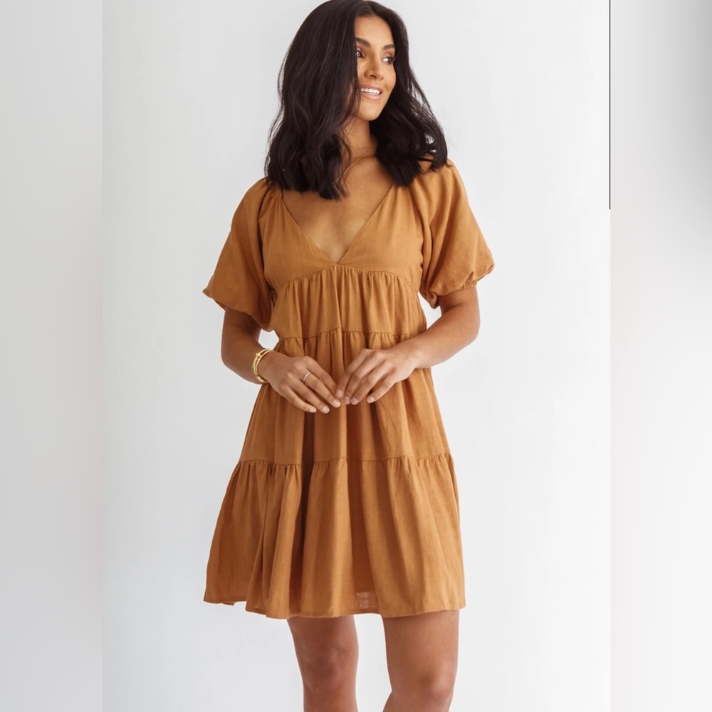 Marlow Linen Mini Dress